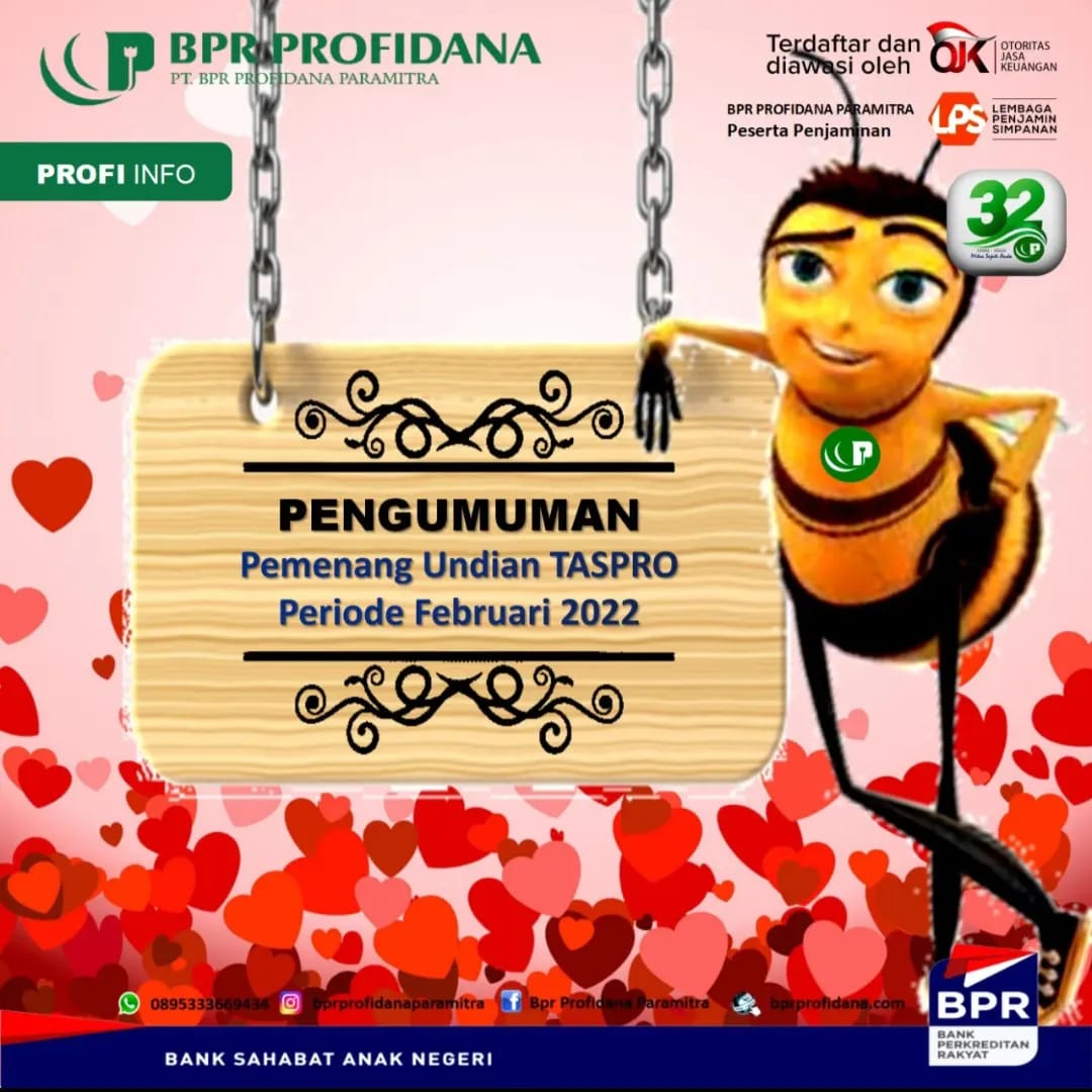 PEMENANG TASPRO PERIODE FEBRUARI 2022